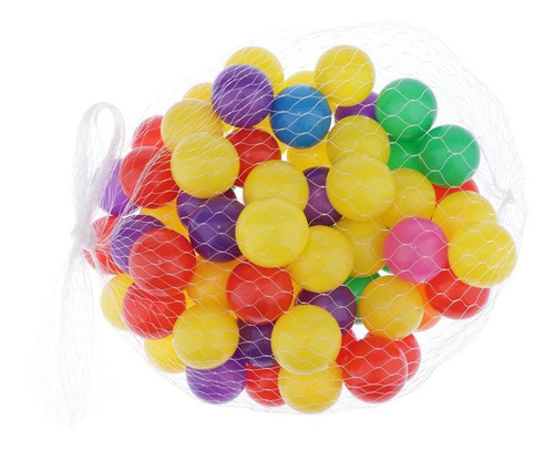 100 Piezas De De Coloridas De Plástico Blando Ball Toy