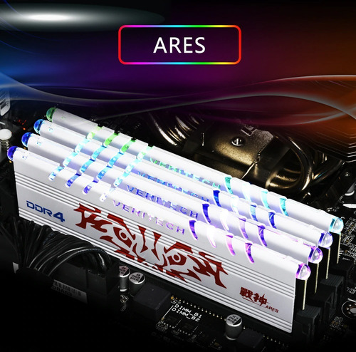 Imagem 1 de 3 de Memória Ram Rgb 16gb (2x8) 3600mhz Veritech Série Ares