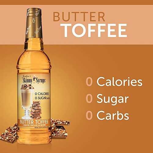Jordan's Skinny Syrups Butter Toffee 750 Ml
