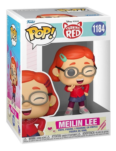 Imagem 3 de 3 de Boneco Funko Pop Disney Turning Red Meilin Lee #1184