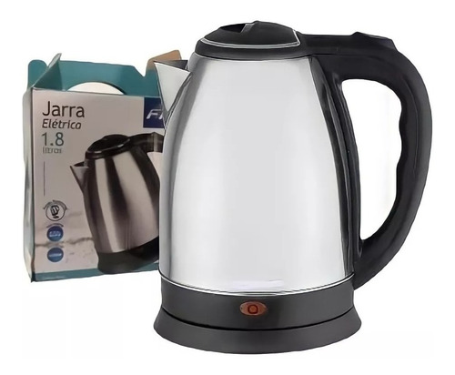 Jarra Elétrica Chaleira Esquentar Agua Café Inox 1,8l 127v