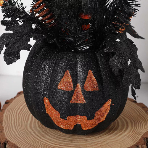 Adornos Z For Decoración De Halloween Con Diseño De Calabaz