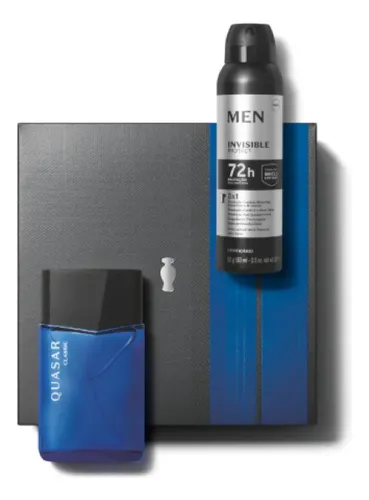 Kit Presente Dia Dos Pais Quasar Classic Des. Colonia + Antitranp