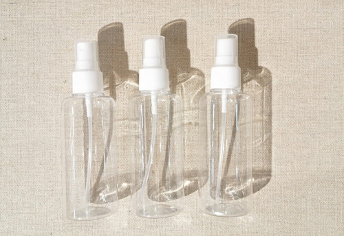 Imagen 5 de 5 de 3 Botella De Spray Plastico100ml Trasparente