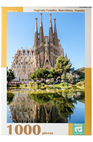 Rompecabezas Kaukau Sagrada Familia Barcelona Paisaje 1000