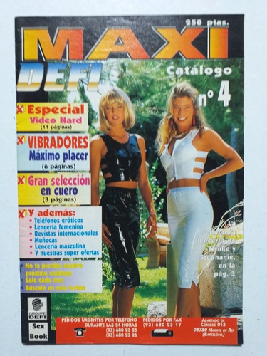 Catálogo Maxi Defi # 4. Productos Para Adultos. Sex Shop.
