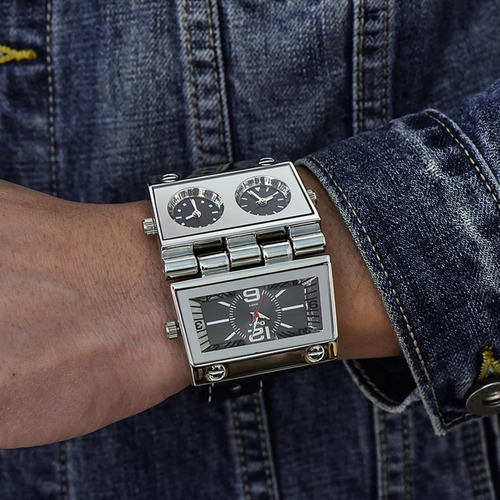 Reloj De Lujo Para Hombre Acero Inox 3 Maquinas Fralugio