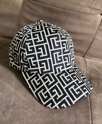 Balmain Gorra Blanco Estampado M (Usado)
