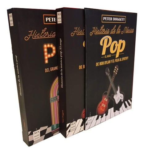 Pack Historia De La Musica Pop, De Peter Doggett. Editorial Manontroppo, Tapa Blanda, Edición 1 En Español