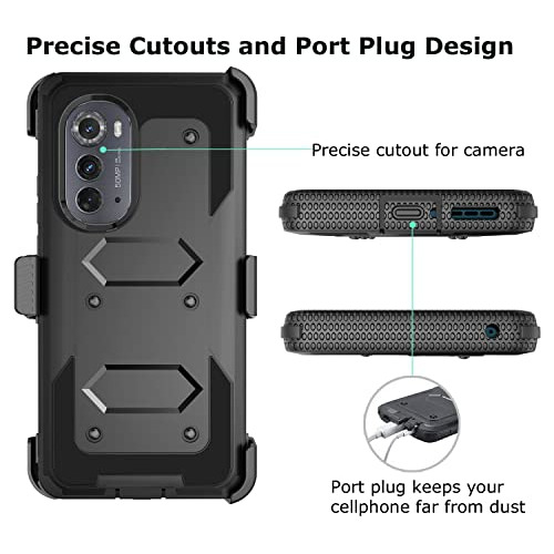 Funda Para Motorola Moto Edge 2022 Negro Plastico-022
