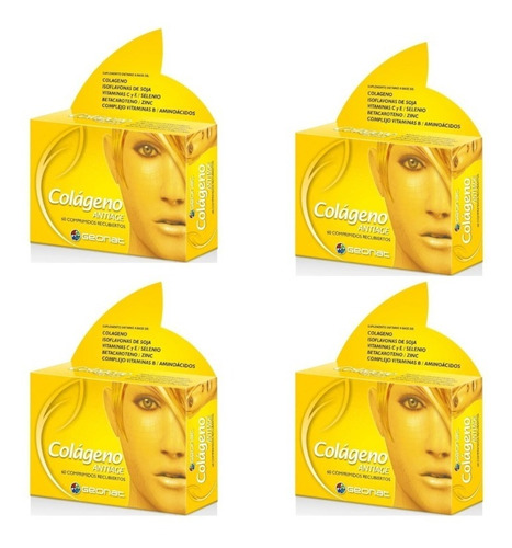  Colageno Suplemento Geonat Anti Age Vitaminas Envio Gratis 