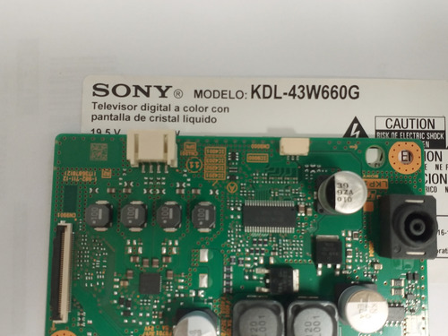 Tarjeta Driver Para Pantalla Sony Modelo Kdl-43w660g (Usado)