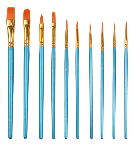 Pluma Para Pintar Acuarela Gouache Nailon, Pincel Para Óleo