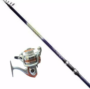 Imagen 4 de 9 de Equipo Combo Pesca Pejerrey Caña Spinit + Reel 9 Rulemanes