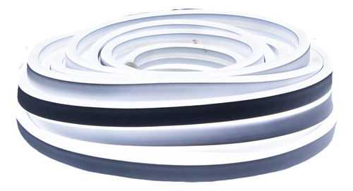 Manguera Navideña Luz Led Neon Blanca Doble Vista 10 Metros Luces Blanco