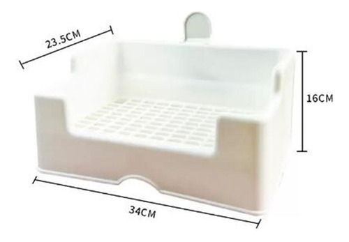 Caja De Arena Para Conejos, Caja De Inodoro Esquinera Para