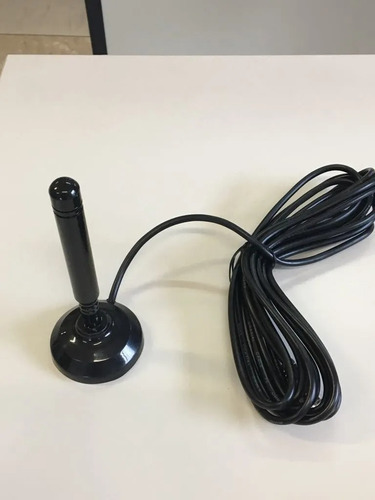 Kit Conversor Digital P/ Tv Antena Interna C/imã Cabo De 5m Cor Preto