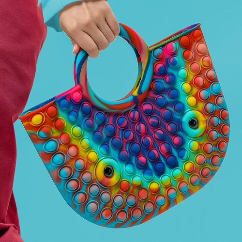 Imagen 4 de 7 de Pop It Fidget Brinquedos Bolsas E Scolas Bolsas Carteira