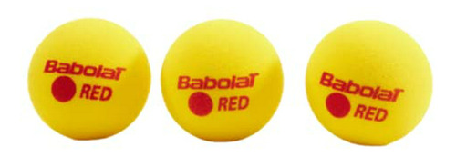 Bola De Espuma X3 Babolat, Amarillo/rojo, Un Tamaño