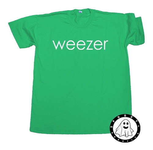 Remera Weezer Logo Unisex Algodón Rock Pop Alternativo