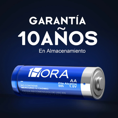 Paquete 16 Pilas 1hora Aa Alcalinas 1.5v Larga Duración