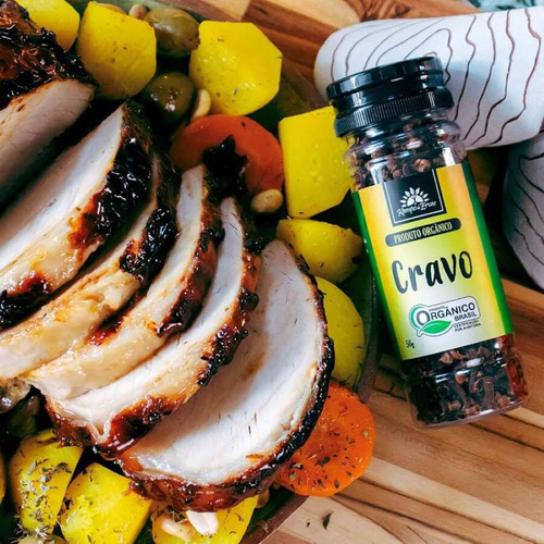Kit 3 Cravo Da Índia Flor Orgânico Tempero Banho Gin 50g casa frasco