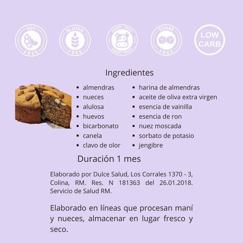 Pan De Pascua Keto - Marca Dulce Salud