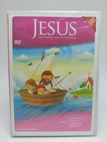 Dvd Filme Jesus Um Reino Sem Fronteiras Vol 3 - Original