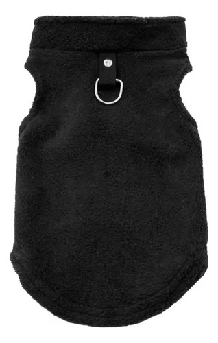 Coletinho De Soft Para Cães Cachorros Confortável Xl Preto