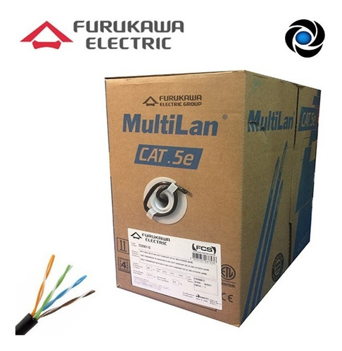 Imagen 6 de 9 de Cable Utp Furukawa 23200110 Cat 5e 305m Multilan 100% Cobre