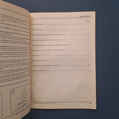 Manual De Serviço Vw Caminhões Diagrama De Fluxo De Corrente (Usado)