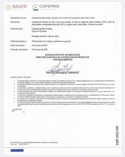 Cubrebocas Tapabocas Termosellado Negro 200 Piezas Plisado