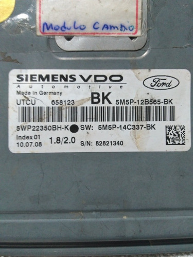 Módulo Central Do Cambio Ford Focus, Automático, 2.0 (Usado)