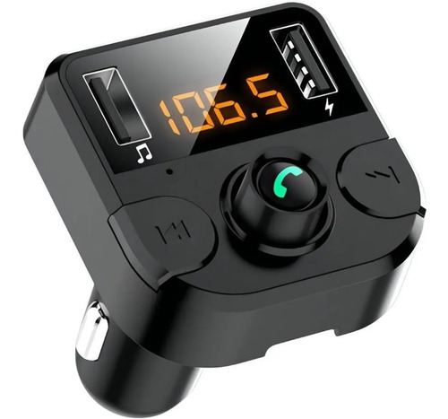 Imagen 10 de 10 de Receptor Bluetooth Autos Transmisor Fm Mp3 Carga Rapida Usb