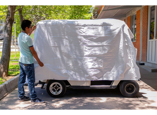 Lona Reforzada 6x12 Impermeable Jardin Areas Grandes Camion.