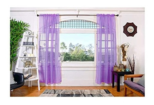 Toda La Coleccion American Doli Sheer Curtains | Dos 54 X 8