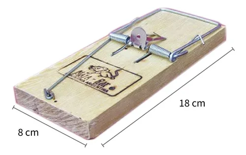 Trampera Rata Raton Laucha Roedor Rectangular Grande