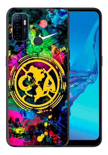 Funda Oppo A53 Club América Colores Tpu/pm Uso Rudo