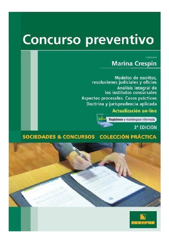 Libro - Concurso Preventivo 3°edicion