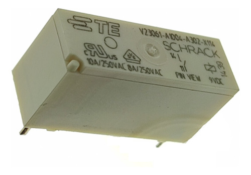 Rele Miniatura Schrack V23061-a1004-a302-x114 9 Vcd 2pzas