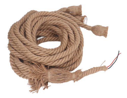 Cuerda De Cáñamo Vintage Con Colgante De 6 Cabezas, Cable E2