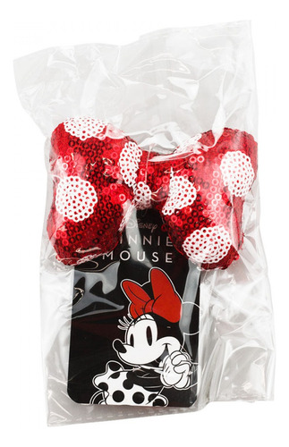Presilha Cabelo Laço Minnie 6x8cm - Disney