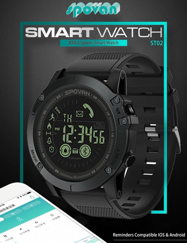 Smartwatch Original Spovan Ip67 Monitor, Ios, Android