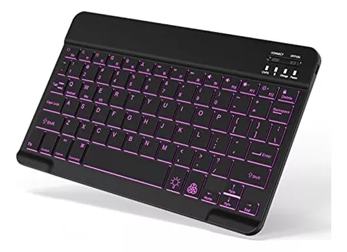 qmhaonan Pequeño teclado inalámbrico y ratón, teclado portátil y ratón para  el ordenador portátil/PC