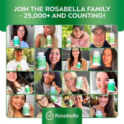 Cápsulas De Rosabella Moringa Em Pó 60 Cápsulas, 6 Frascos