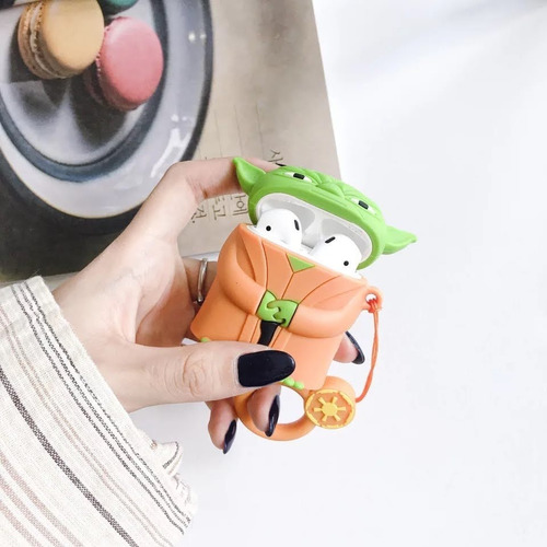 Funda Auriculares AirPods Bluetooth Protector Yoda Star Wars