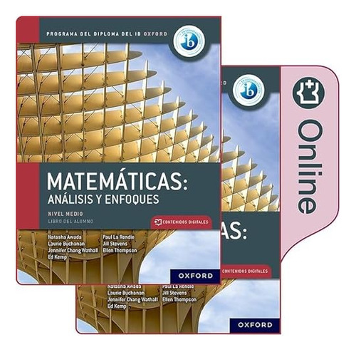 Libro Matemáticas Ib Análisis Y Enfoques Nivel Medio Pack Im