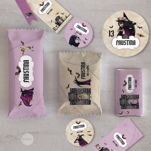 Kit Imprimible Hotel Transylvania Mavis Dracula Candy Bar