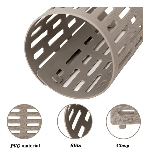 Protector De Tronco De Árbol De Pvc De 10 Pcs, Tubos D...