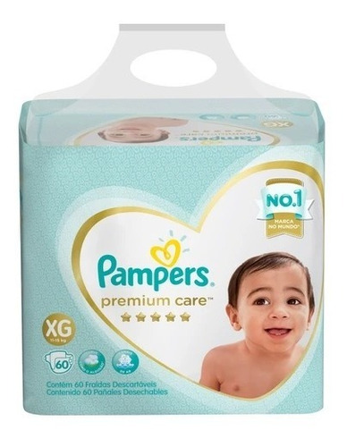 Pampers Premium Care Xg X 60 Unidades